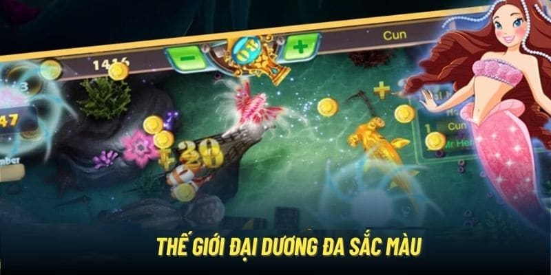 Thế giới đại dương đa sắc màu tại Bet88